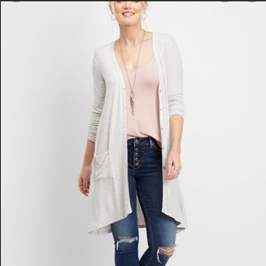 Maurice’s Button Down Duster Cardigan Size Large